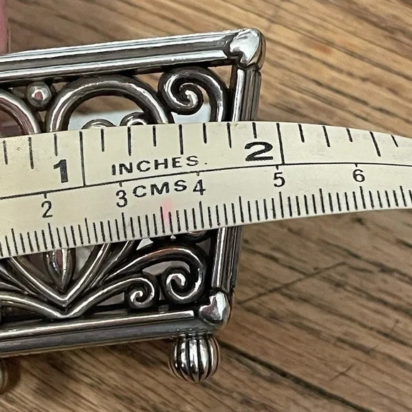 Brighton Metal Heart Trinket Box w Lid Beautiful jewelry box - Picture 10 of 12